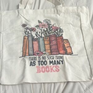 Too Many Books Tote Bag